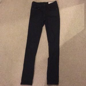 Rag & Bone high waisted black jeans size 25