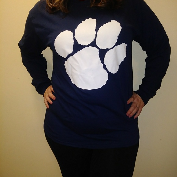 paw print t shirt long sleeve - Picture 2 of 2