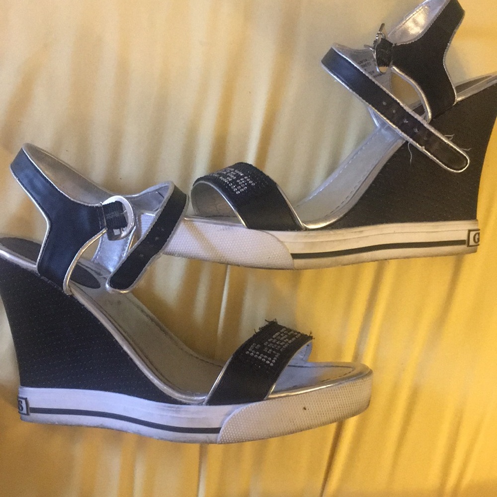 Guess Wedge/ Tennis shoe like heels