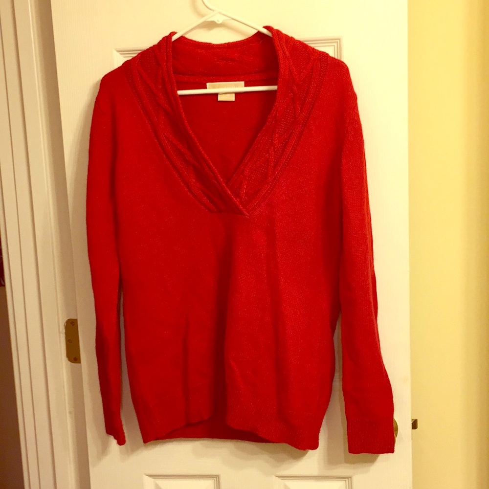 Red MK sweater