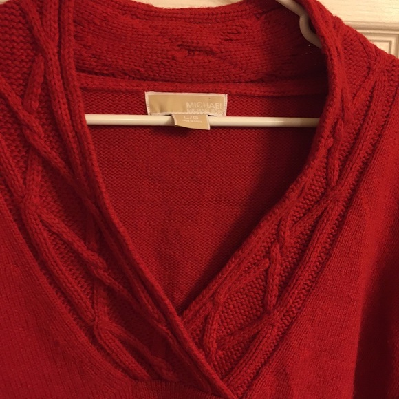 Red MK sweater - Picture 2 of 3