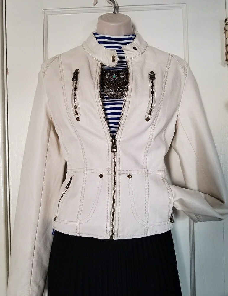 TCEC faux leather jacket