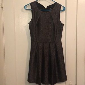 Black and Gold sleeveless dress