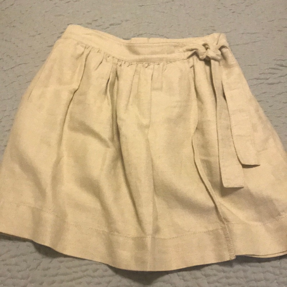 Jcrew tan skirt