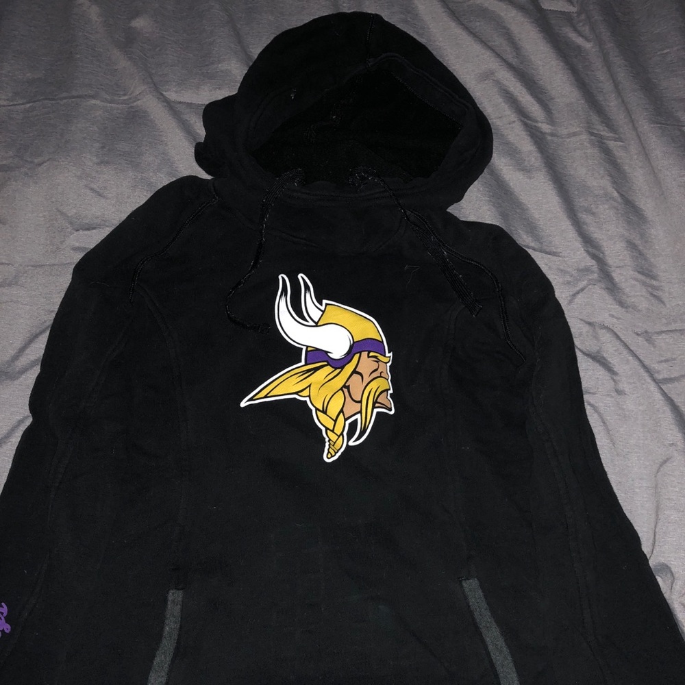 NFL authentic cowl neck hoodie MIN VIKINGS