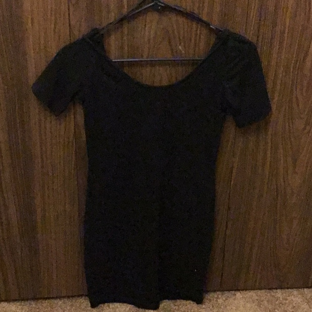 Cute tight black dress