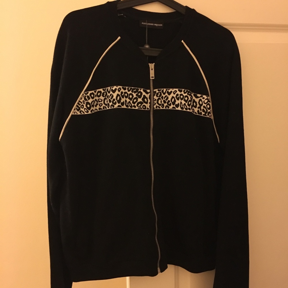 ALEXANDER MCQUEEN ZIP SWEATER