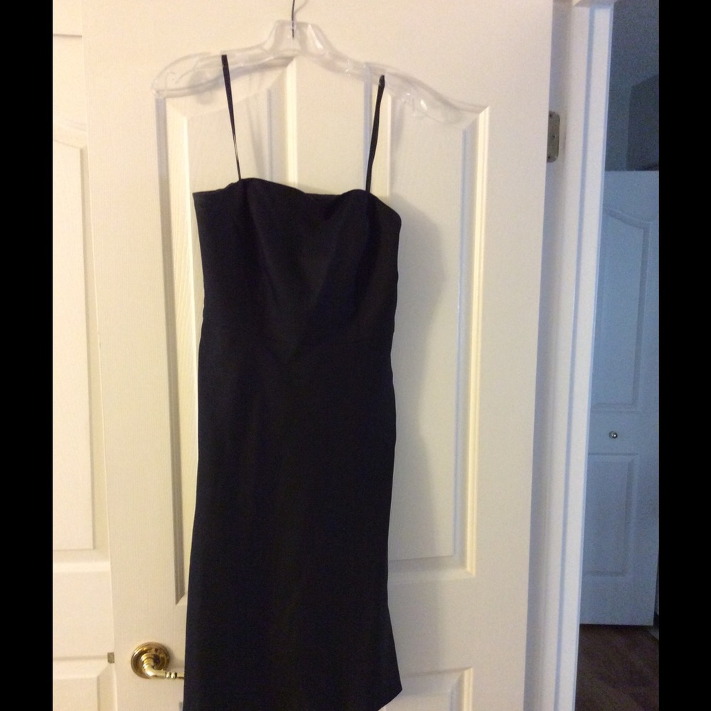 Ann Taylor strapless black dress (LBD)