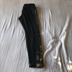 Lysse black sequin leggings