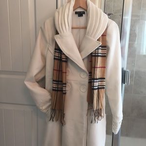 Winter white coat