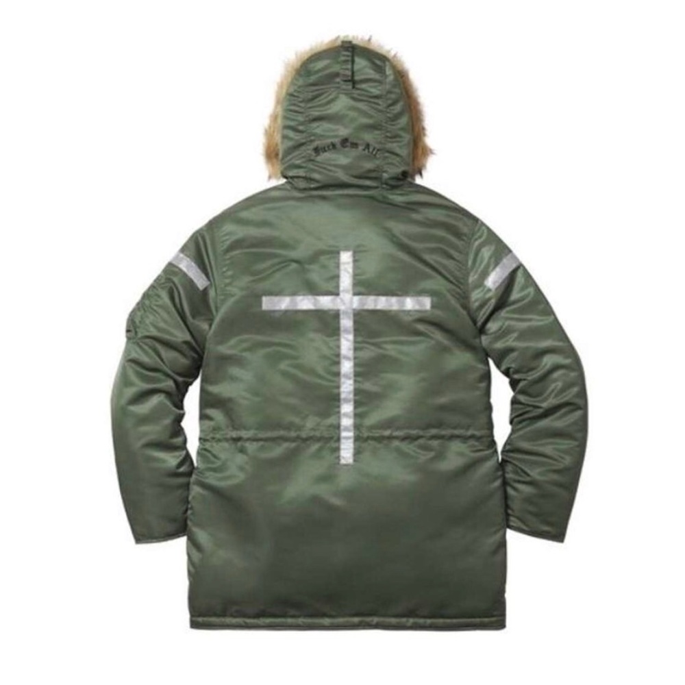 SUPREME FUCK EM ALL PARKA