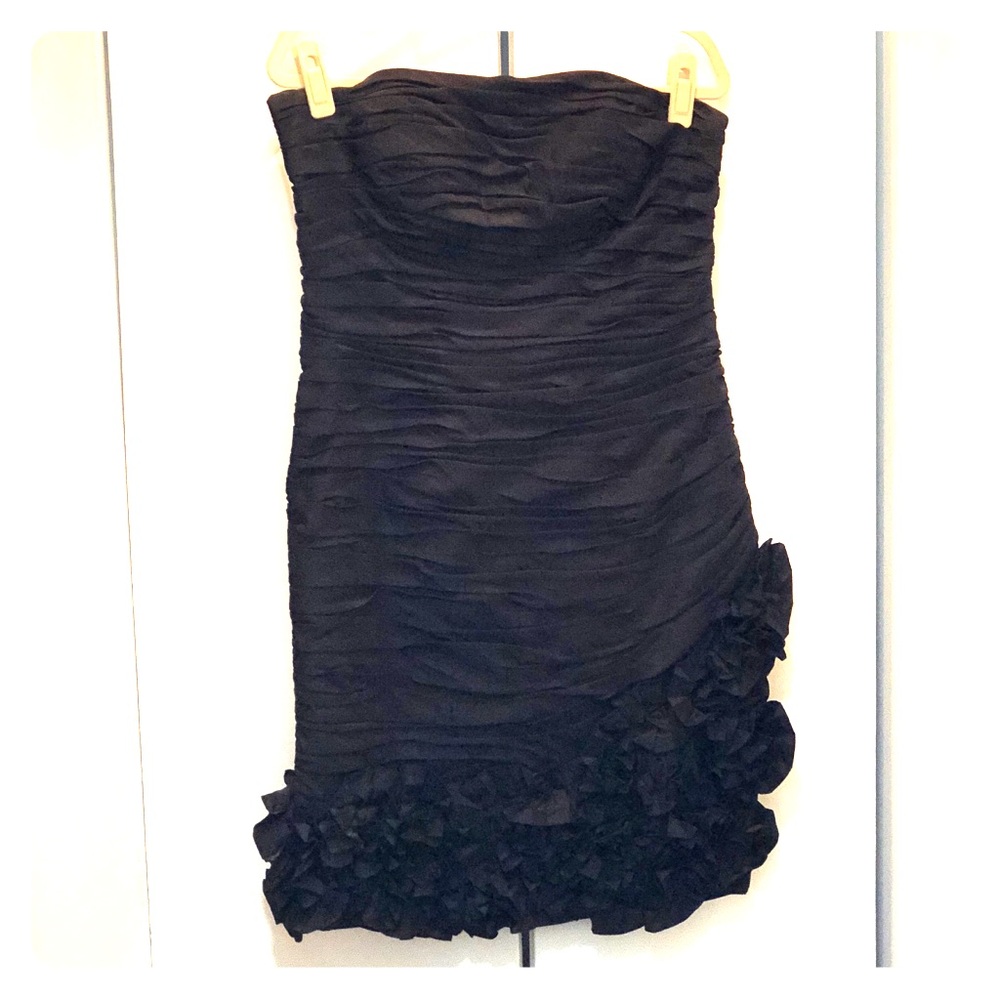 Black strapless cocktail/party dress