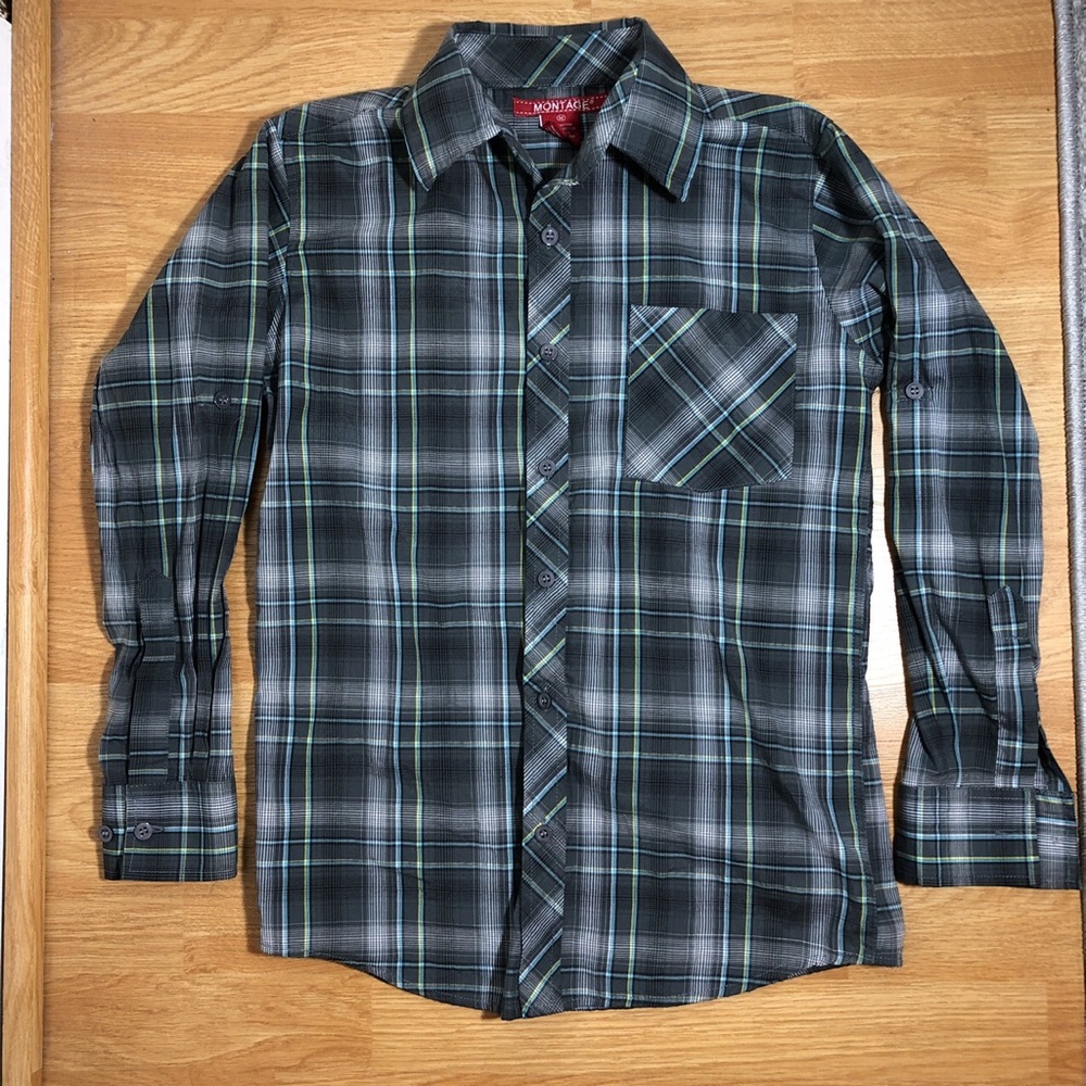 ❌ 5/$20 Gray Long sleeve button down