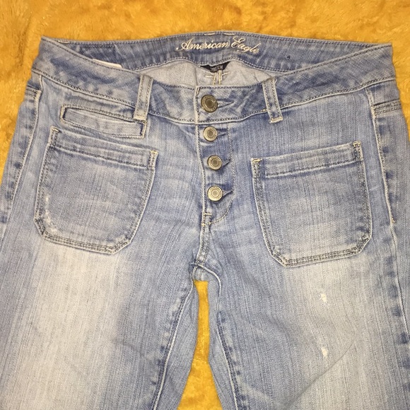 Button up Flare Jeans - Picture 2 of 5