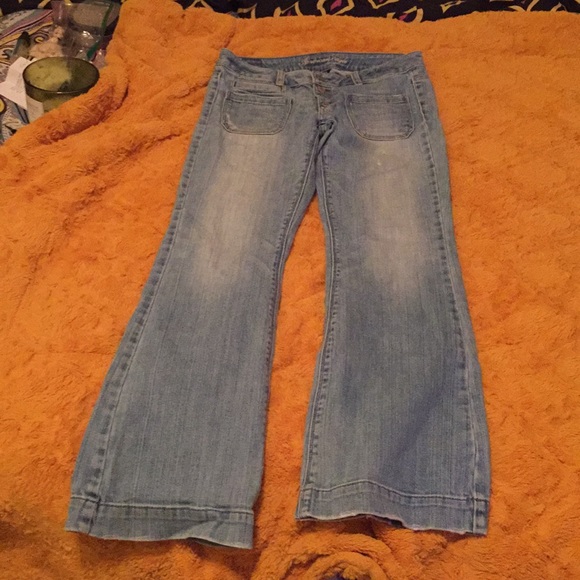 Button up Flare Jeans - Picture 3 of 5