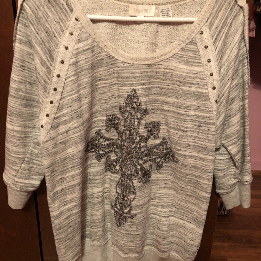 Miss me open arm top