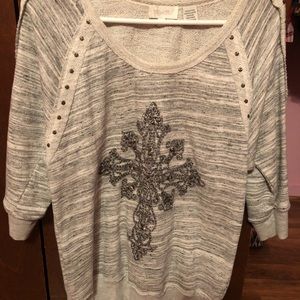 Miss me open arm top