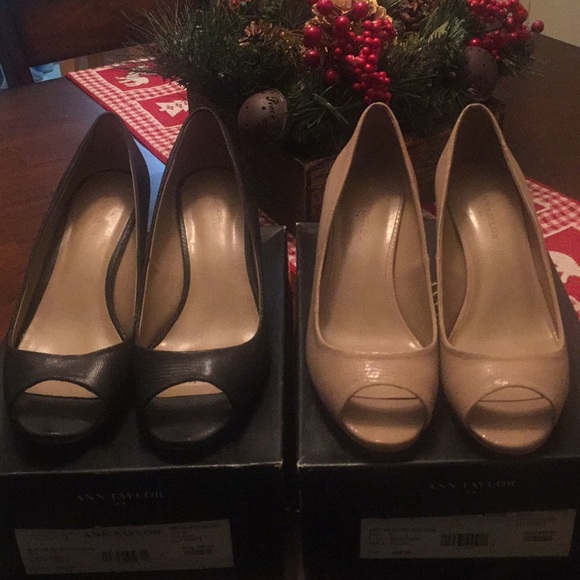Ann Taylor Shoes - Ann Taylor kitten heels..bundle 🌸🌸