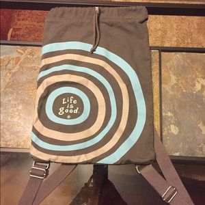Brand new Life Is Good backpack/Sak