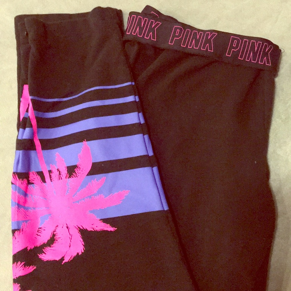 Palm tree sweats vs pink