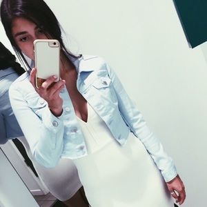 H&M Cropped Jean Jacket