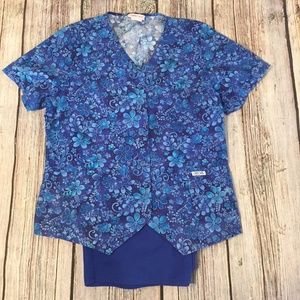 Cherokee Scrub Set L Top XL Pant