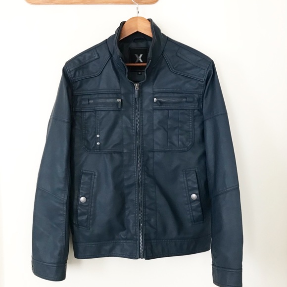 XrayJeans Patched Biker Jacket XMLJ-58021