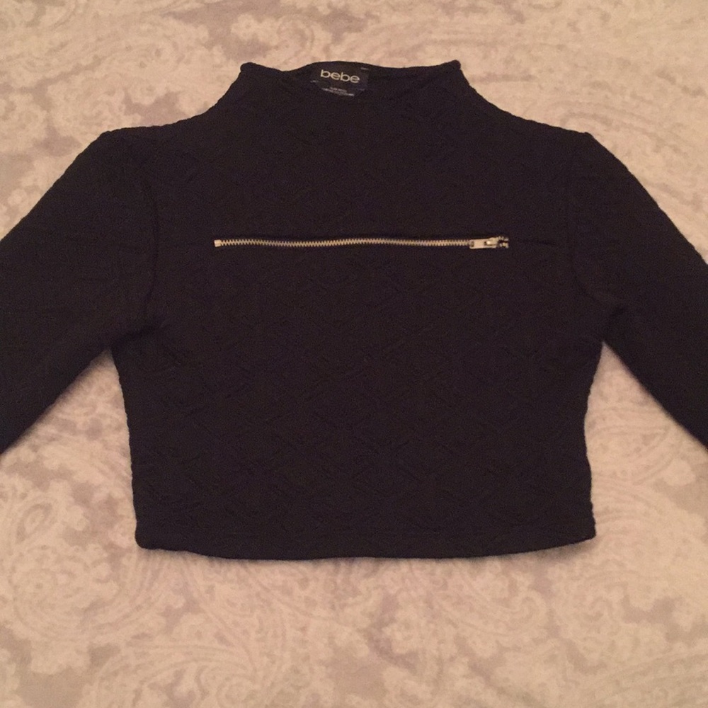 Bebe cropped long sleeve