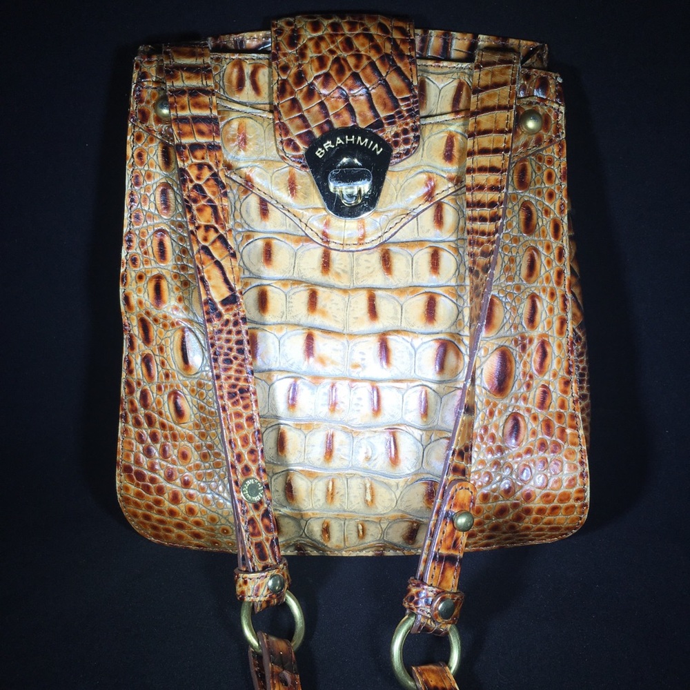 Brahmin Snakeskin Crossbody bag
