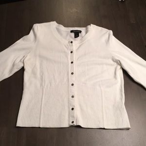 WHBM white sweater. Sz M