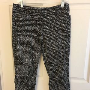 Black and White Dress Capri