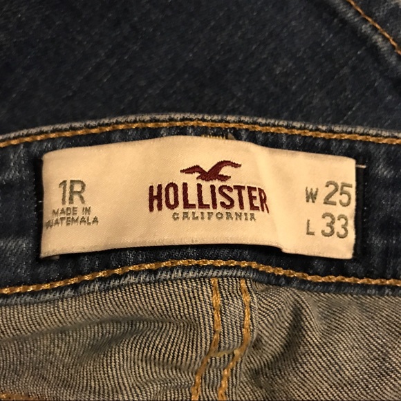 Hollister distressed boot cut jeans size 1R - Picture 4 of 4