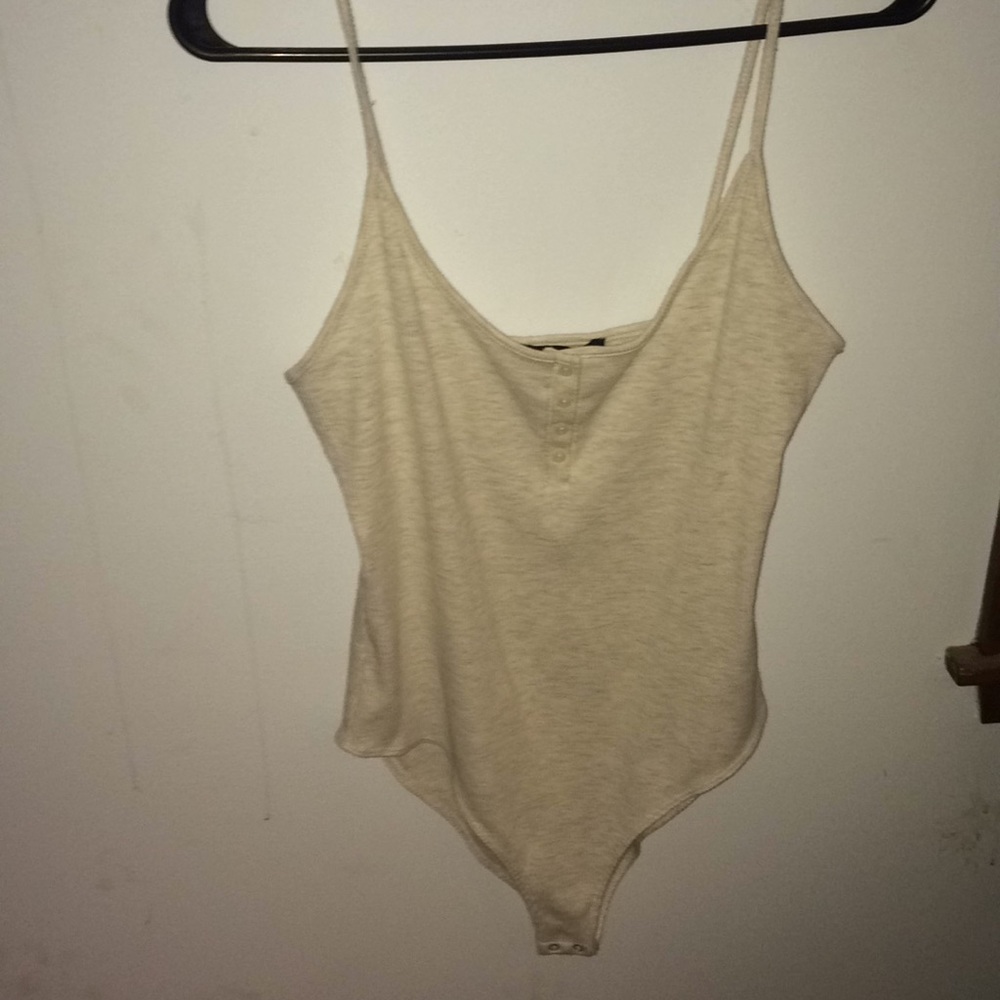 Forever 21 Cream bodysuit