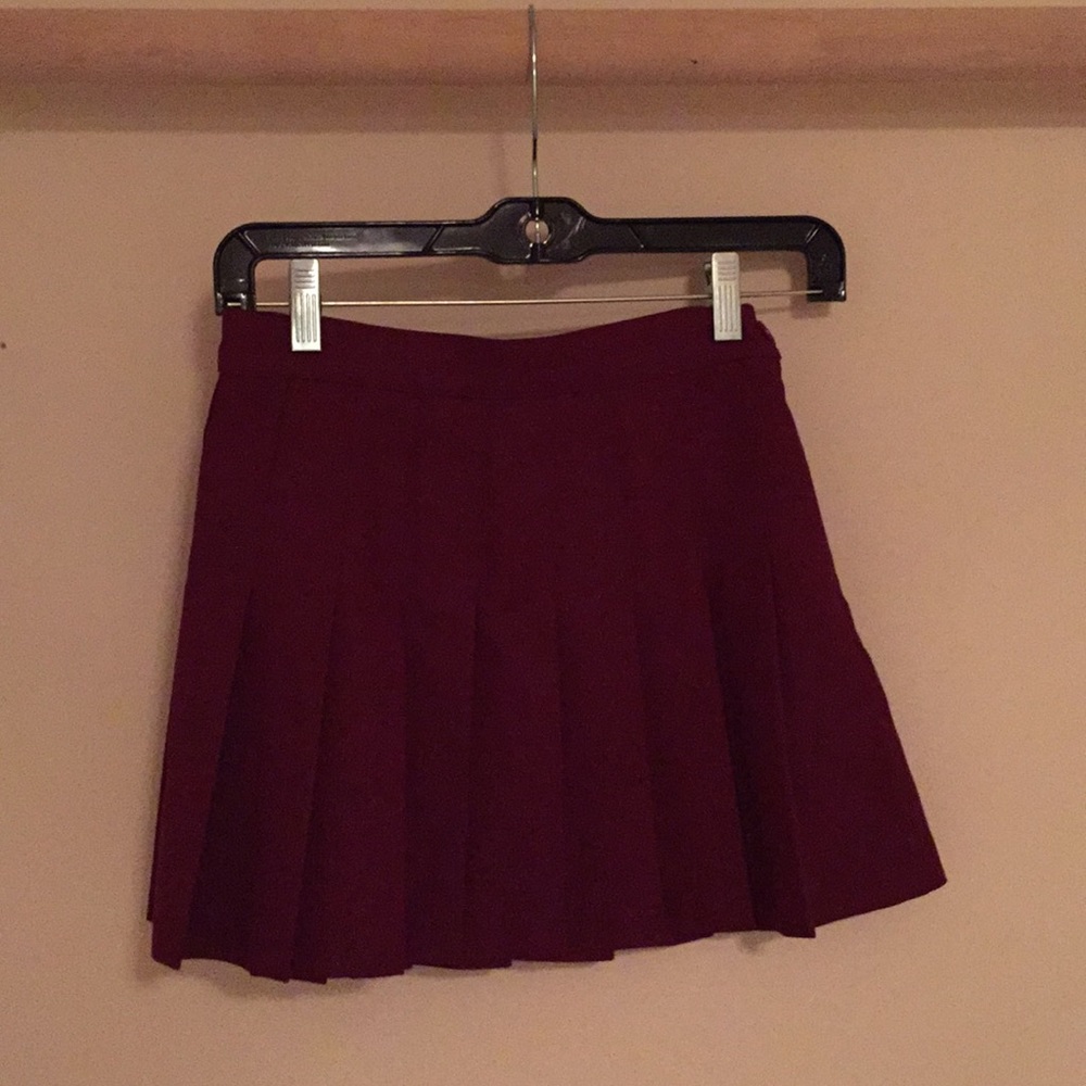 aa/american apparel gabardine tennis skirt truffle