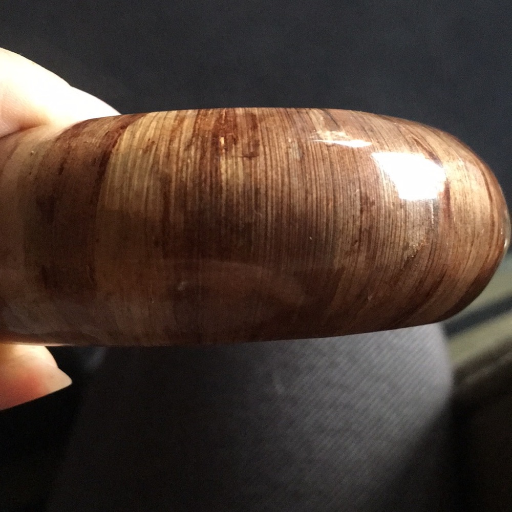 Kenneth Jay Lane Wooden Bangle