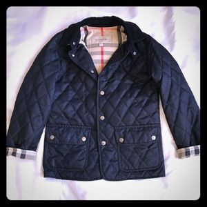Burberry Kids Diamond Quilted Jacket Size 8