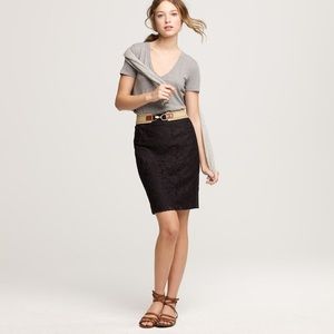J.Crew Heirloom lace pencil skirt