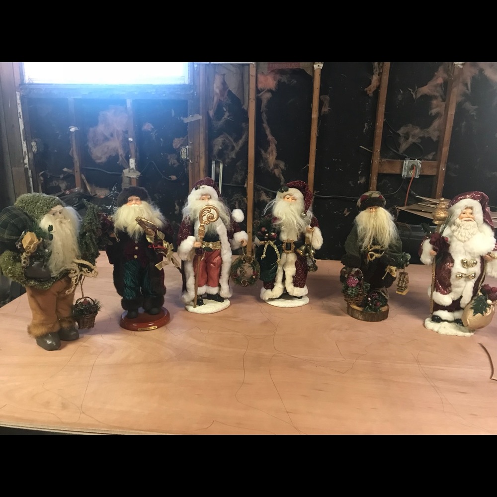 Vintage Santa Statues