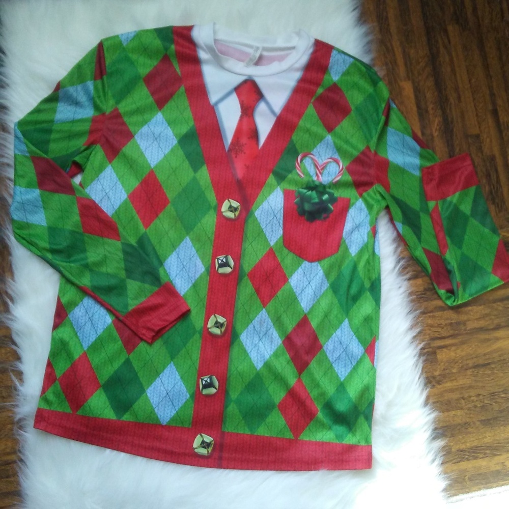 Men 3D Holiday Christmas Polyester Shirt