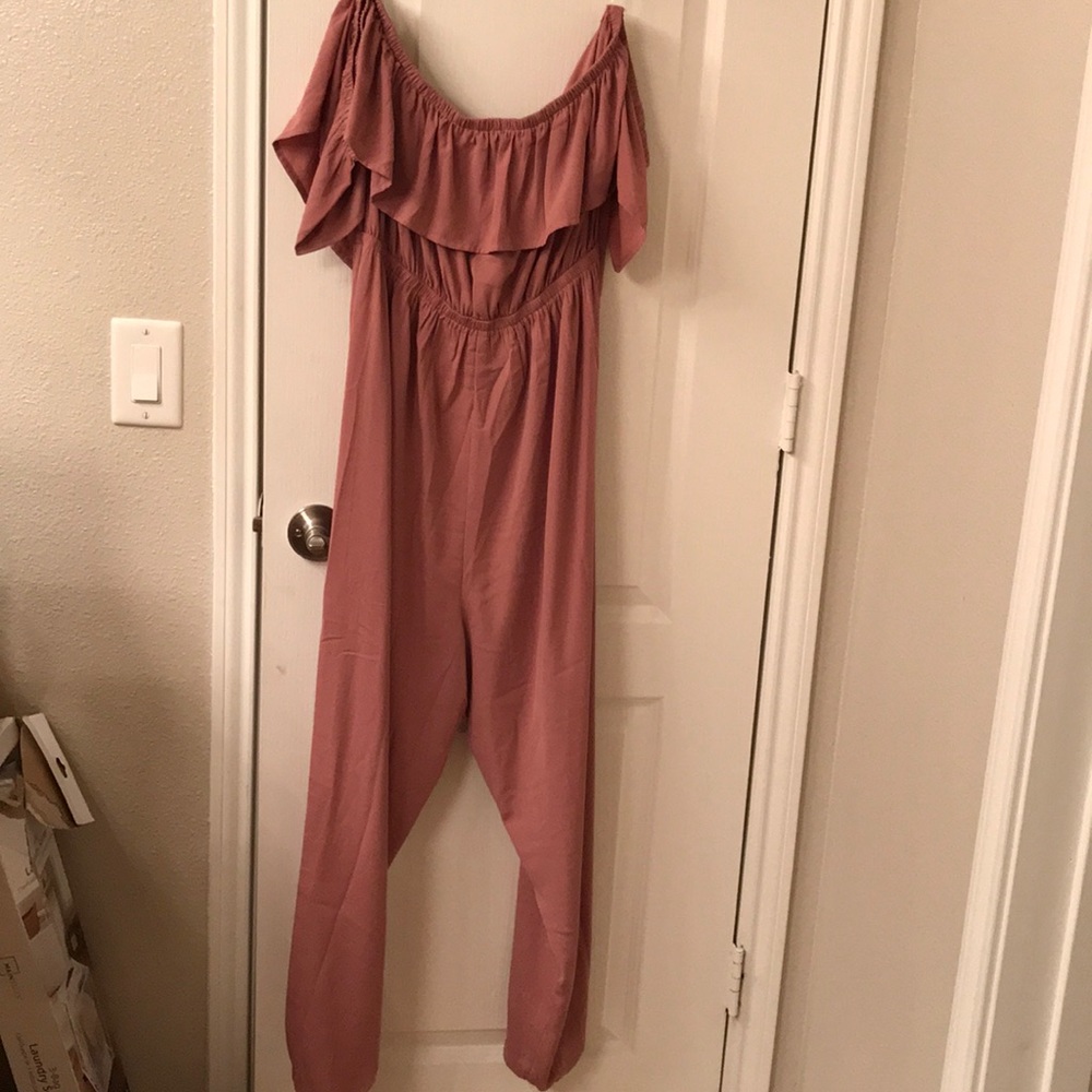 Plush pink jumper