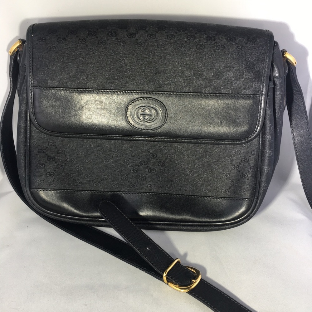 (Sold) Vintage Gucci Monogram crossbody
