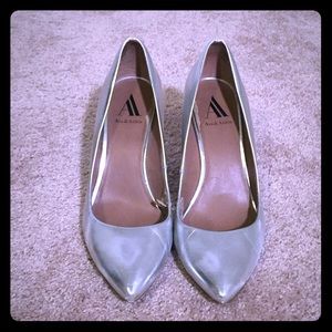 Ava & Aiden Metallic Silver Wedges