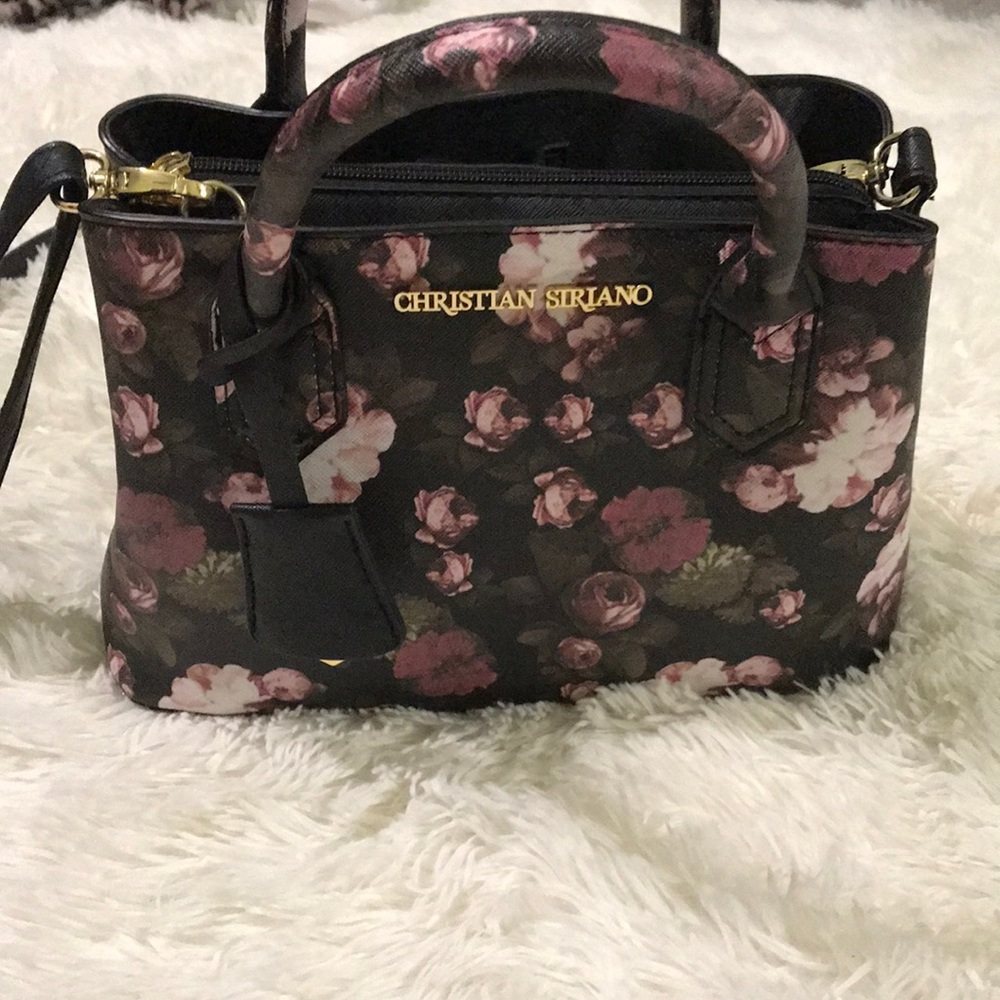 Floral Christian Siriano Crossbody Handbag