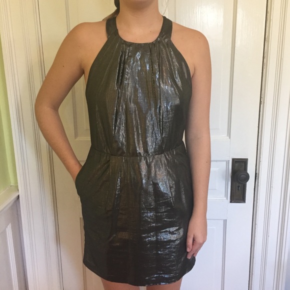 BCBGeneration Black Shimmer Dress - Picture 1 of 6