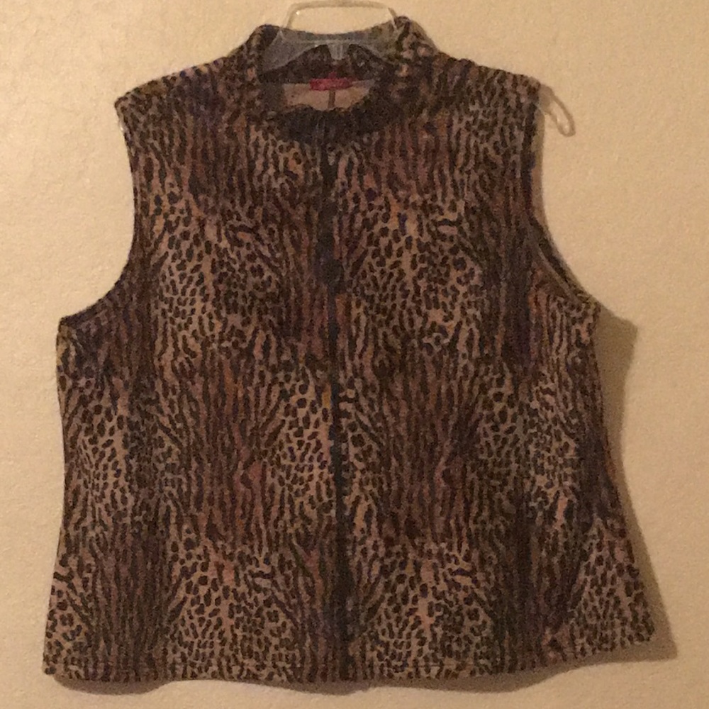 NWOT Jalafe Zipper Vest