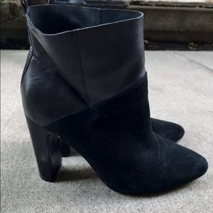 Rachel Zoe Elizabeth Kid Suede/Calf Boot in Black
