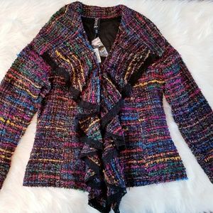 **SALE**Women's Ruffled Tweed Harmony Jacket