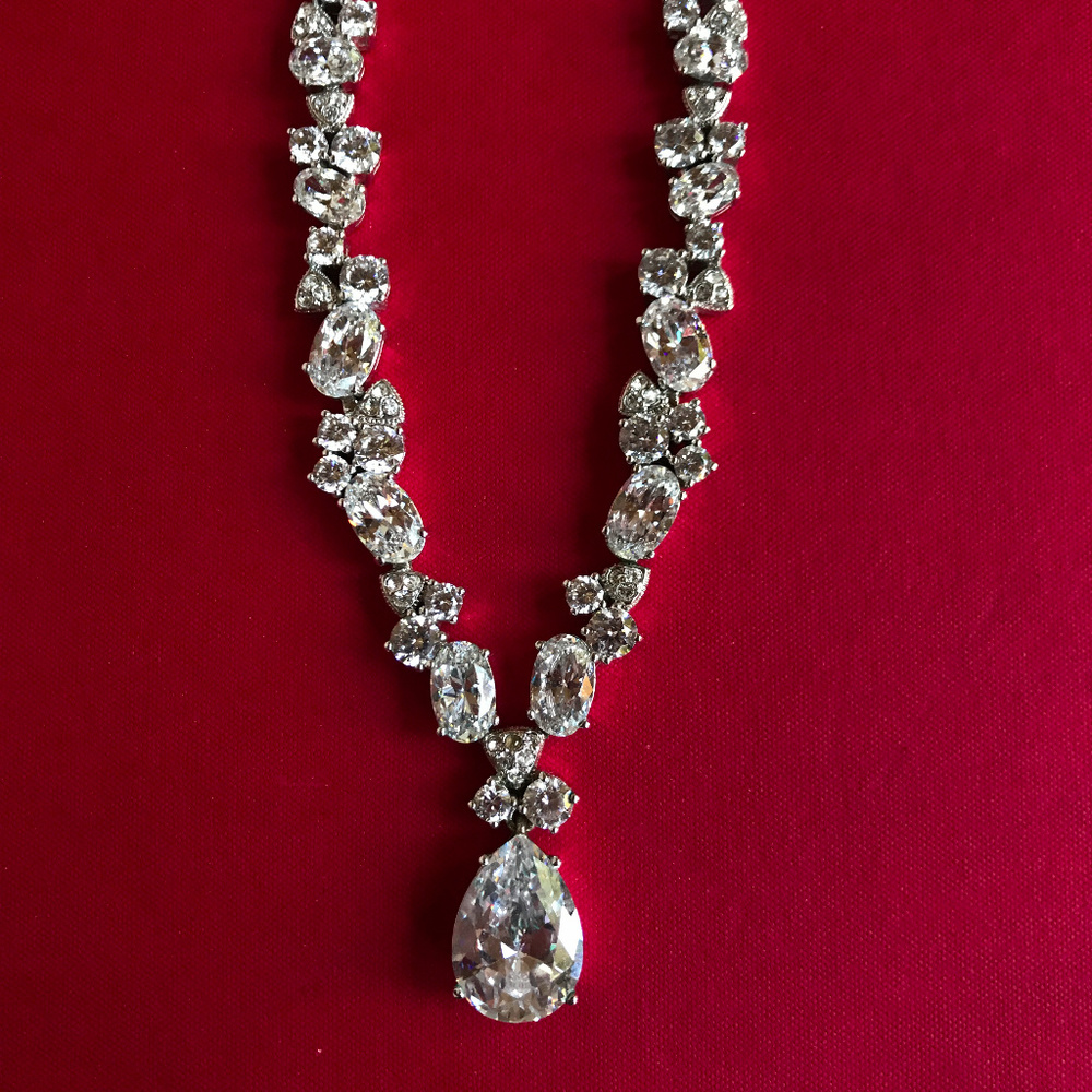 NADRI All Around Cubic Zirconia Pendant Necklace