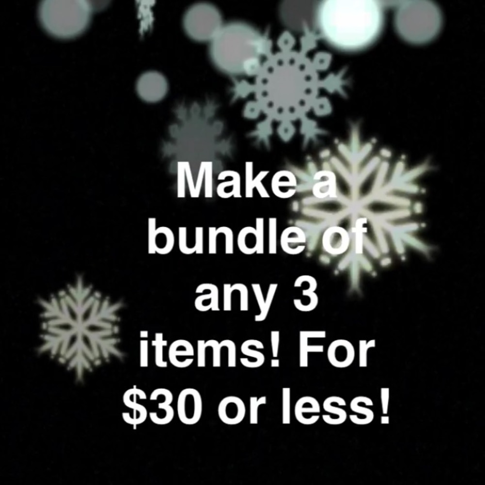 Any 3 item bundle from my closet!