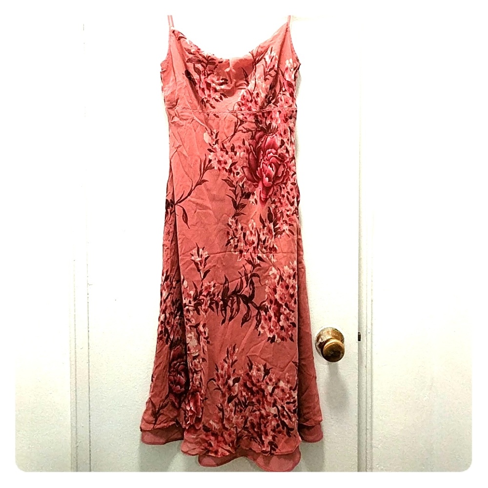 Strappy floral dress